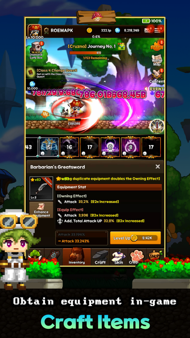 Slime Hunter: Idle Warrior Screenshot