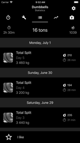 Dumbbell Home Workout screenshot