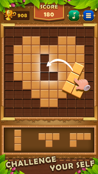 Wood Block Puzzle Classic. Screenshot