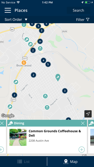 Visit Brownwood, TX! Screenshot