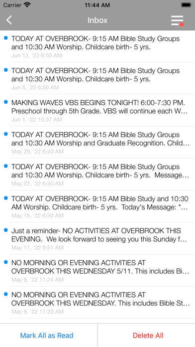 overbrook.church Screenshot