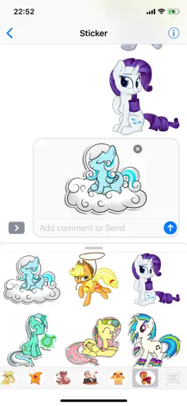 Game screenshot Pony Cute Funny Stickers apk