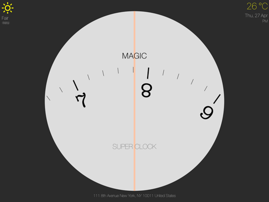 Super Clock-Analog clock faces iPad screenshot