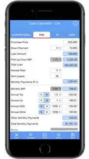 loan calc-lite iphone screenshot 3