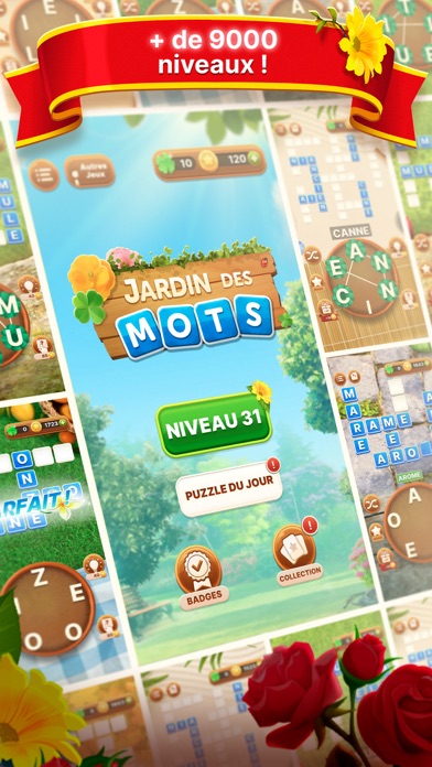 Screenshot #3 pour Jardin des Mots:Jeu de lettres