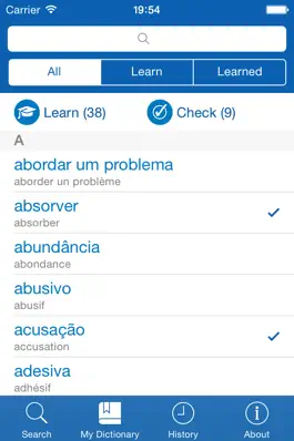 Game screenshot Portuguese−French dictionary hack