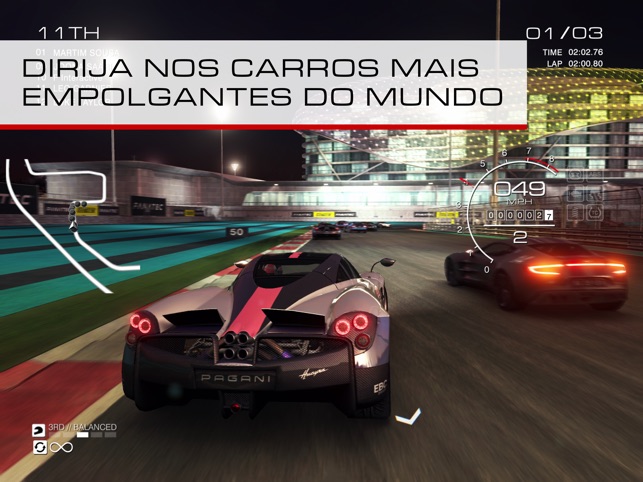 Central da lista de carros do GRID™ Legends: Carros e Classes