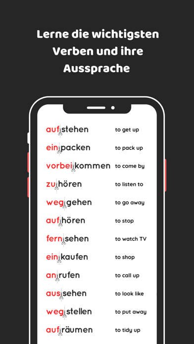 Deutsch lernen durch Hören Screenshot
