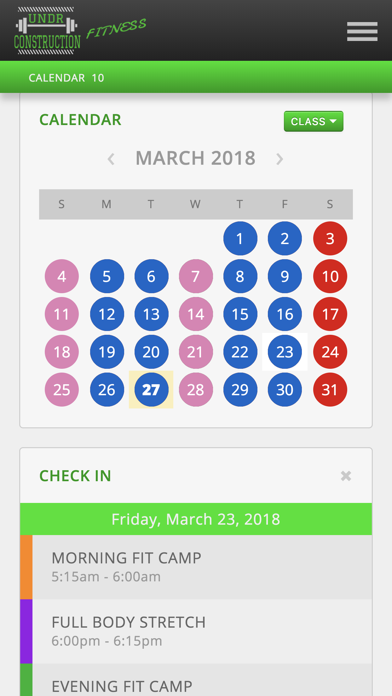 Undr Construction Fitness Screenshot