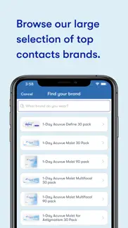 1-800 contacts iphone screenshot 4