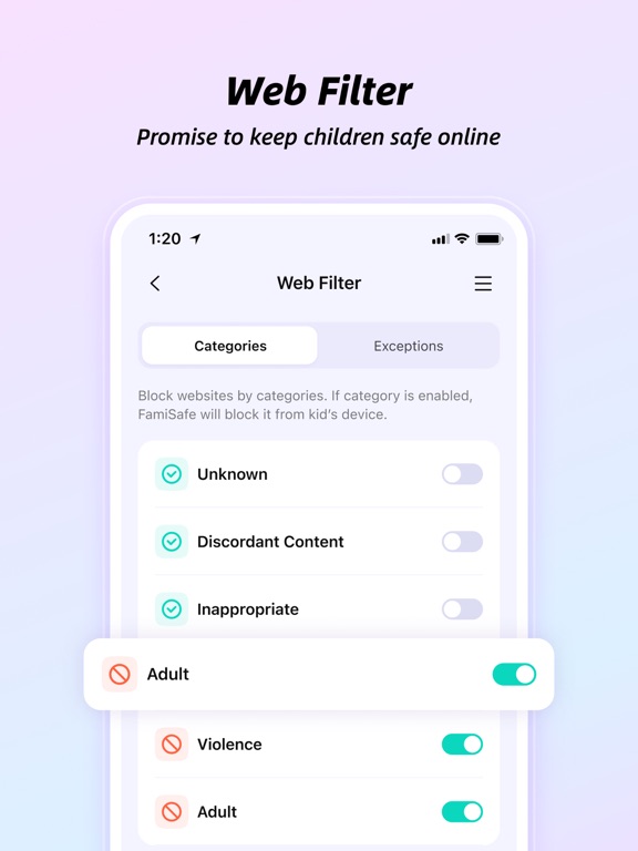 FamiSafe Kids - Blocksite screenshot 4