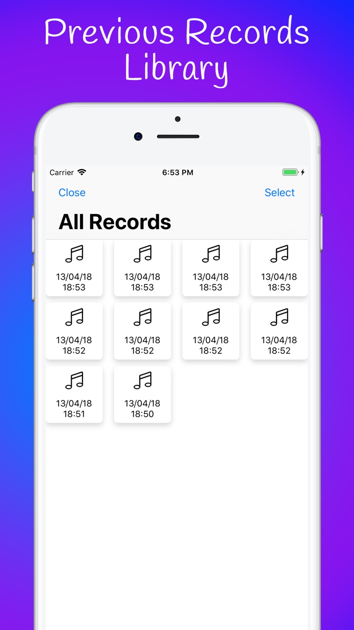 iPhone screenshot