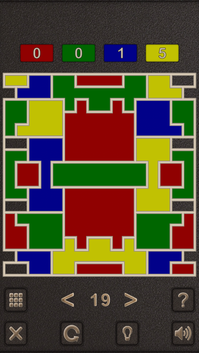 Four Color Shape Puzzle Screenshot