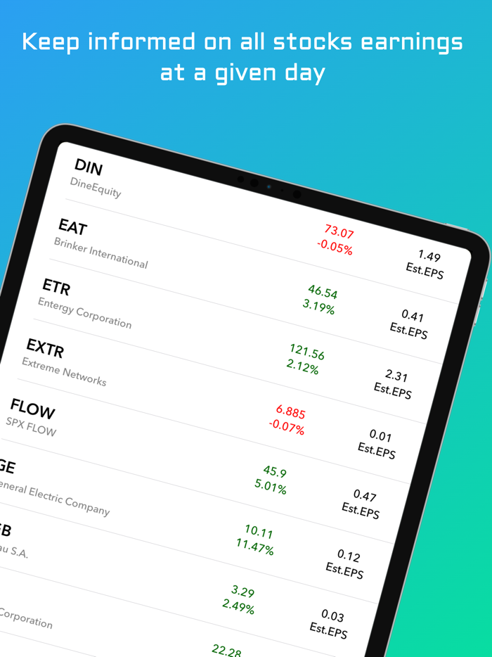 EarningShark-Earnings Calendar