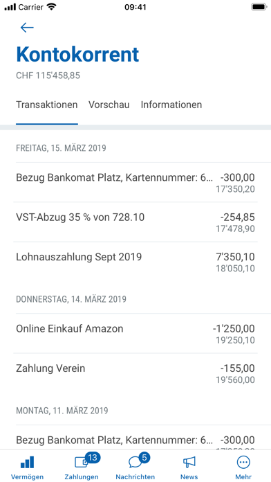 GRB Glarner Regionalbank Screenshot