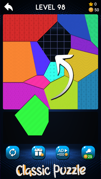 Pazzel: New Tangram Puzzles Screenshot