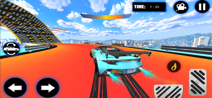 Flying Car Stunts - Car Games