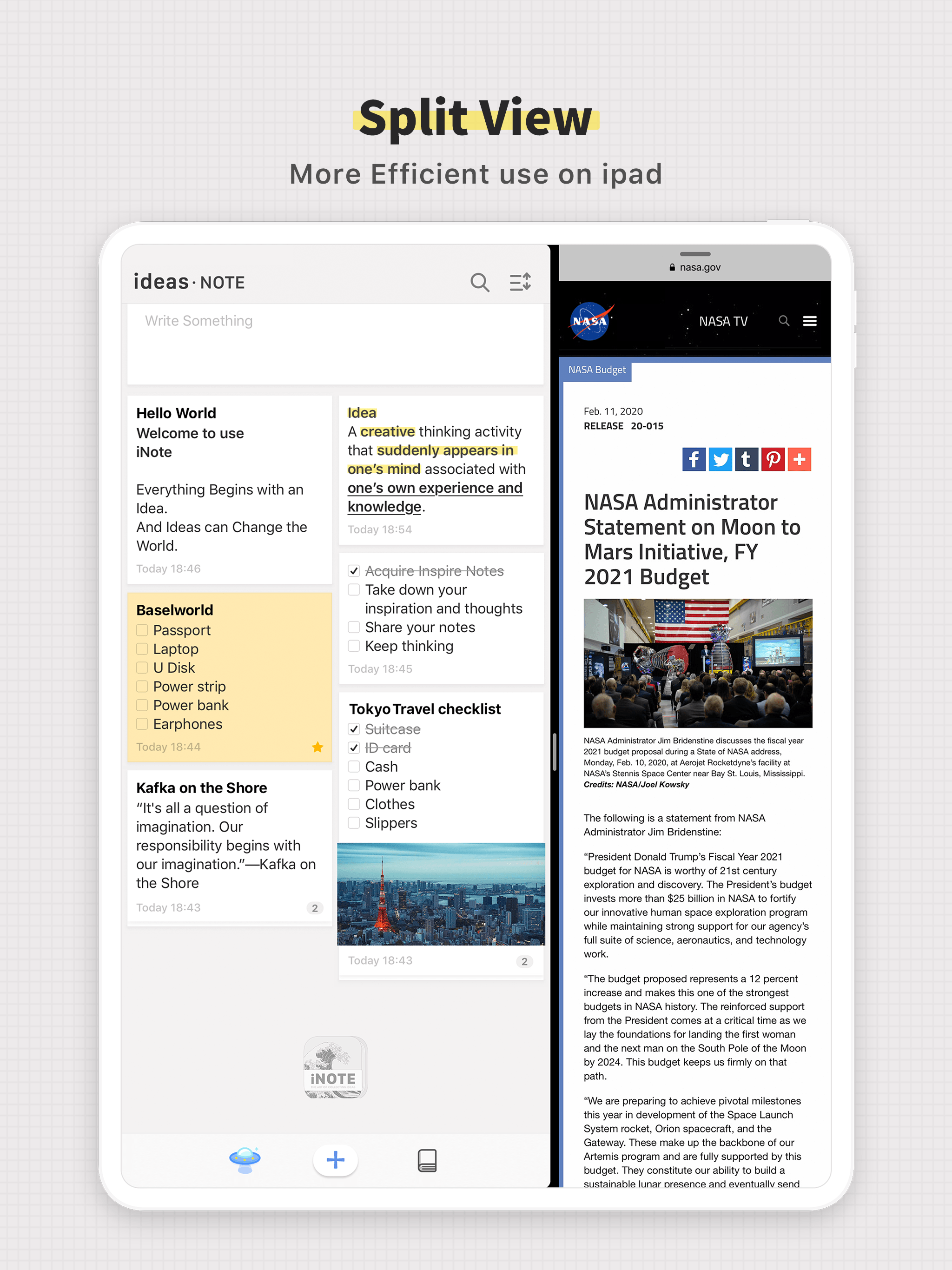 iNote - ideas Note & Notebook