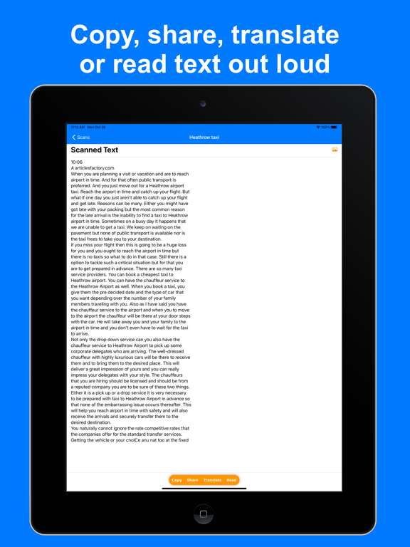 Screenshot #5 pour Text Scanner & Image to Text