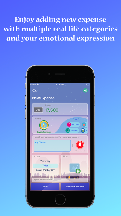 Screenshot #1 pour FinNote - Expense Management