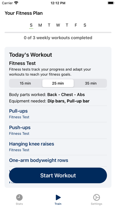 Optimal: Calisthenics Workouts Screenshot