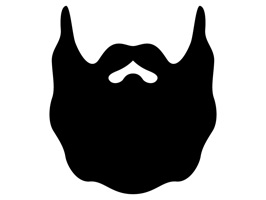 Press and hold any of these hand drawn awesome set of Beardds