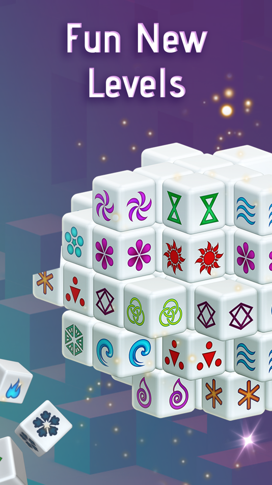 #7. Mahjong Dimensions - 3D Cube (iOS) 由: Arkadium
