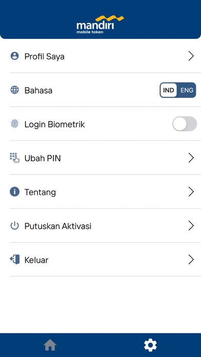 Mandiri Mobile Token Screenshot