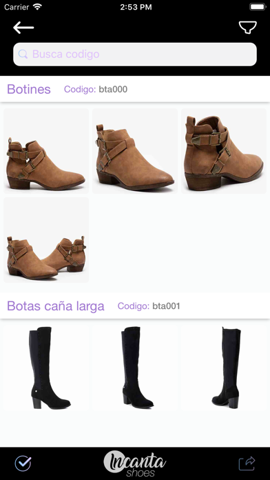 Incanta shoes Screenshot