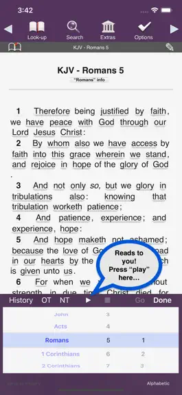 Game screenshot Touch Bible: KJV+ Concordance apk