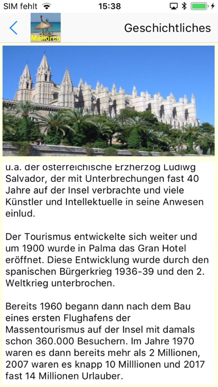 Mallorca App für den Urlaub