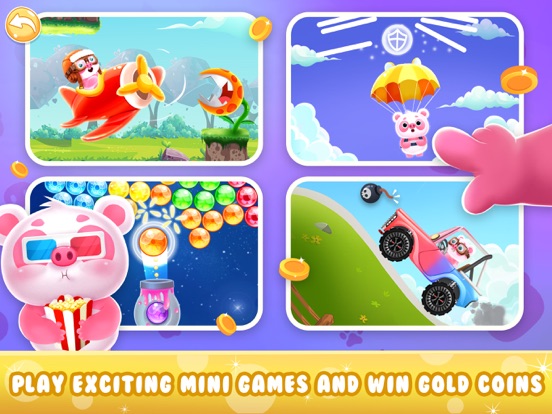 Virtual Pet Care - Piggy Panda iPad screenshot