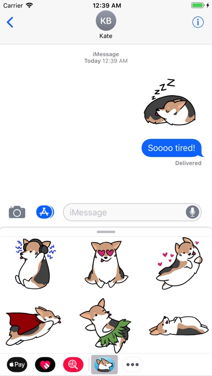 Seymour Corgi Stickers