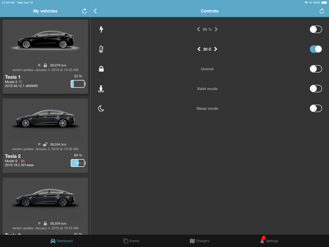 ‎T4U for Tesla Screenshot