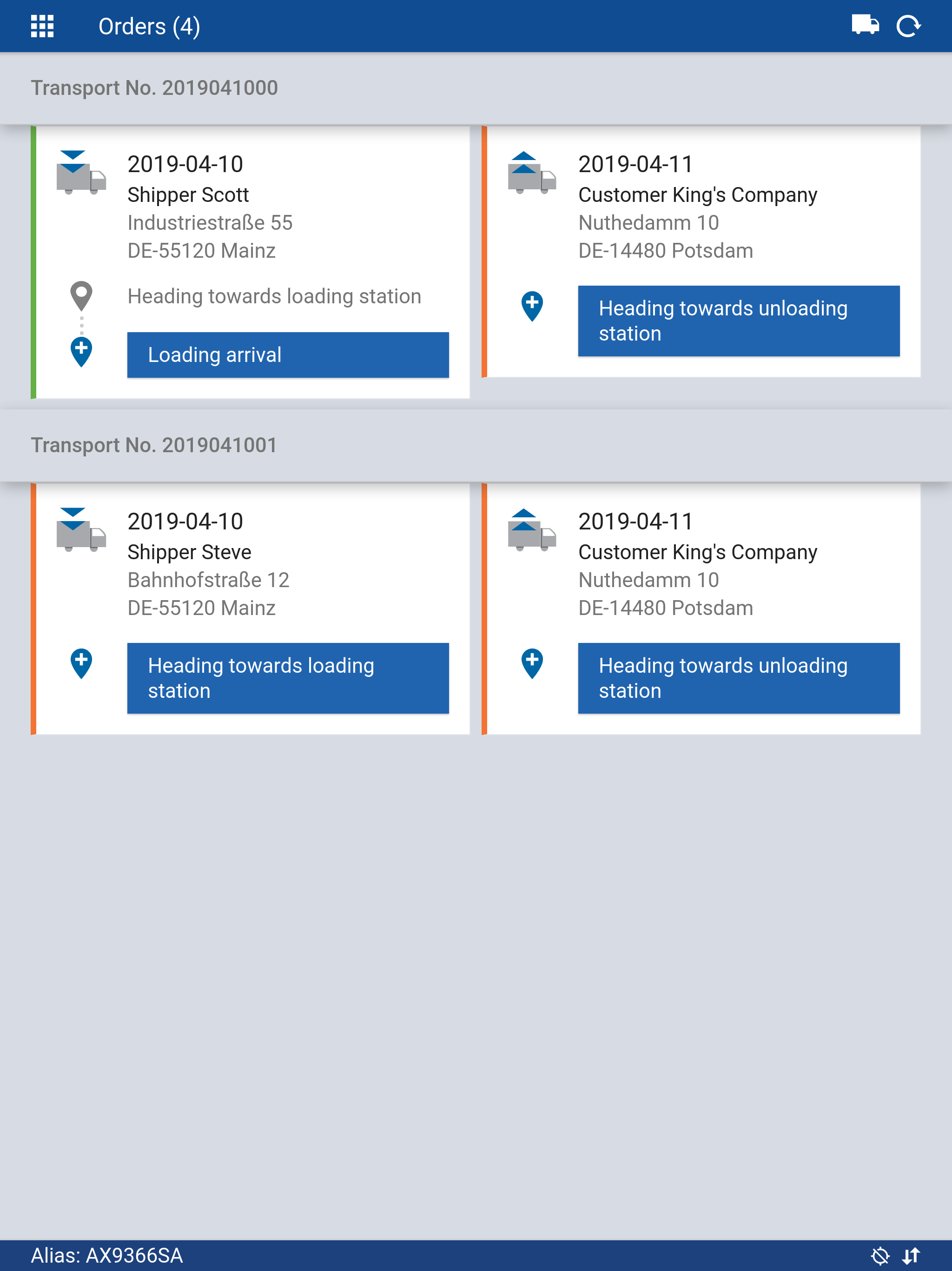 Transporeon Trucker screenshot 6