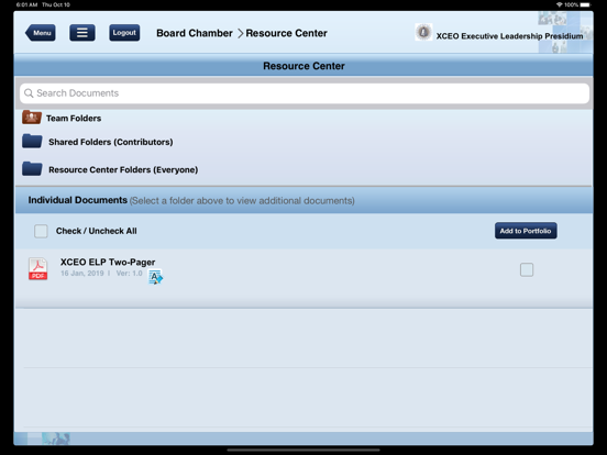 BoardPortal PLUS® Connect iPad screenshot 6 - Business app
