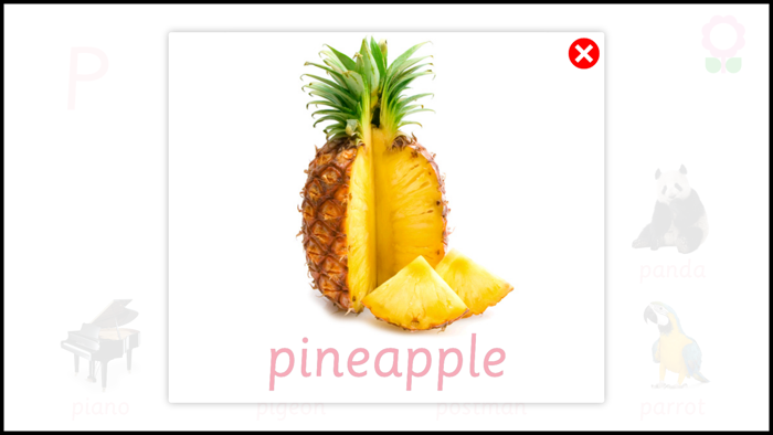 Alphabets Vocabulary for Kids