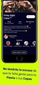 Jaleo_Comparte fiestas y copas screenshot #4 for iPhone