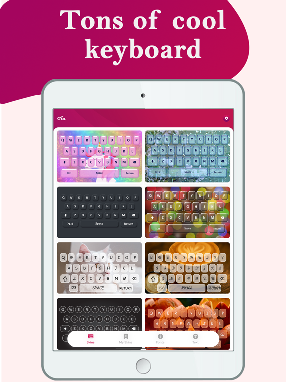 Screenshot #6 pour Fonts: Keyboard .
