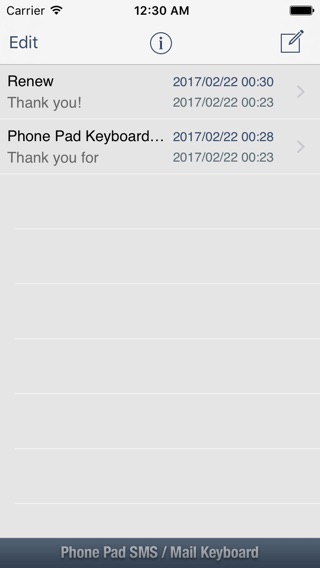 Phone Pad SMS / Mail Keyboardのおすすめ画像3