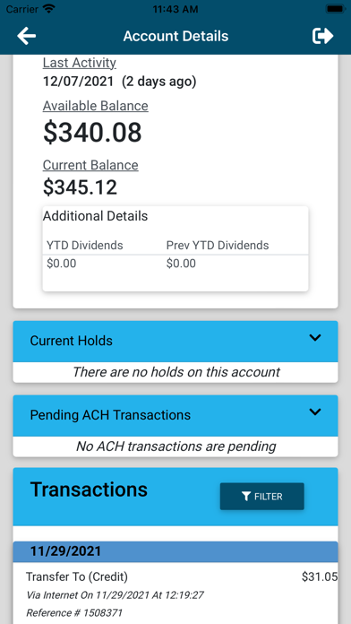 Vision Financial FCU Screenshot