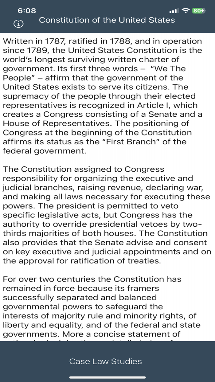 Case Law Studies Lite