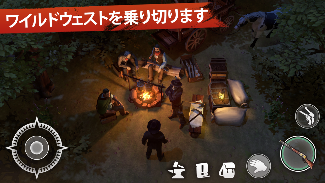 Westland Survival - Cowboy RPG iOS Mod IPA screenshot 3 - iOS game interface
