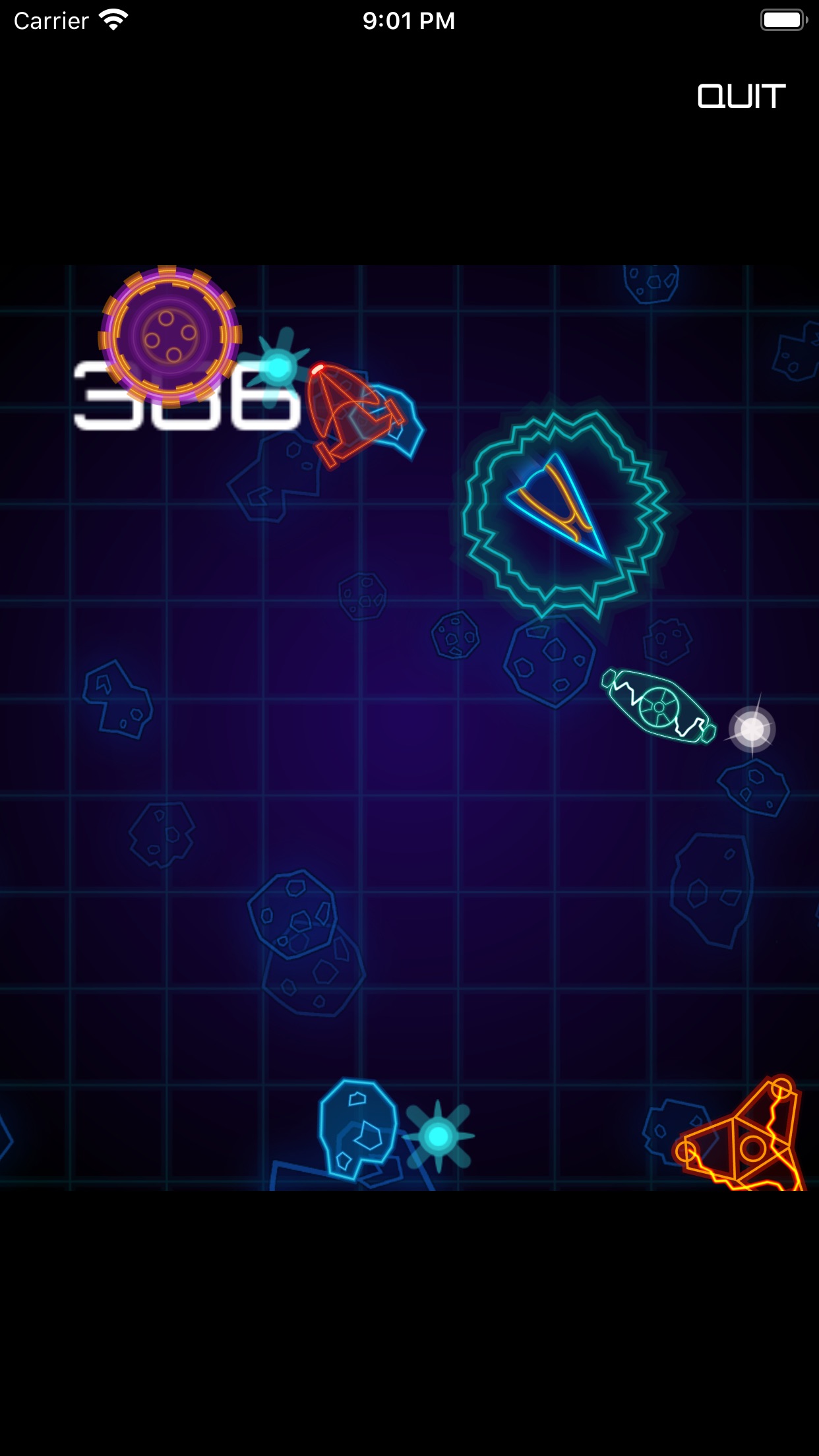 Screenshot do app Asteroid Commando