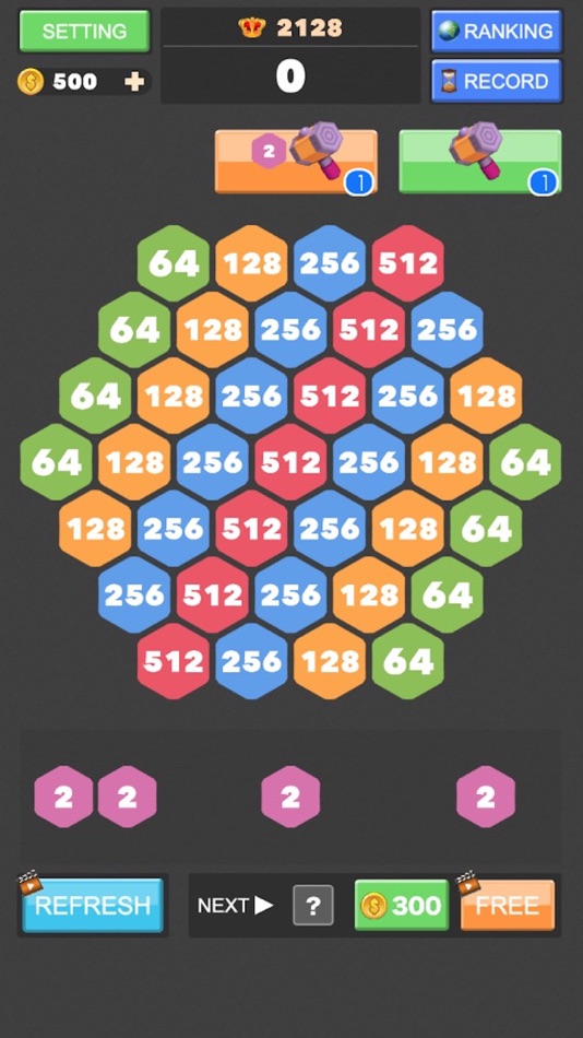 #4. 2048 - Merge Number Puzzle (iOS) 来自: 鹏飞 侯