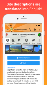 Paragliding Map screenshot