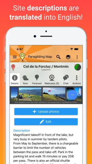 Paragliding Map screenshot 4