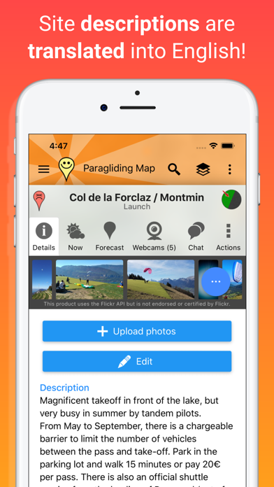 Paragliding Map Screenshot