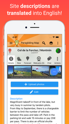Paragliding Map screenshot 4