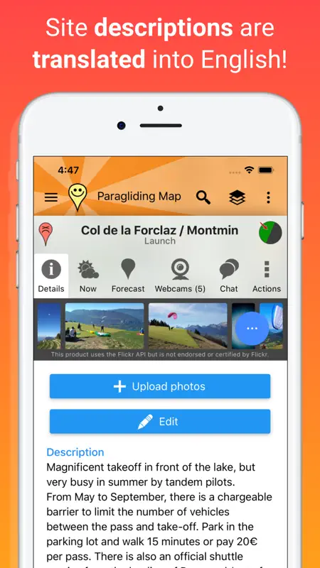 Paragliding Map screenshot 4 of 9
